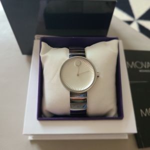 Movado Bold Edge ladies silver watch
